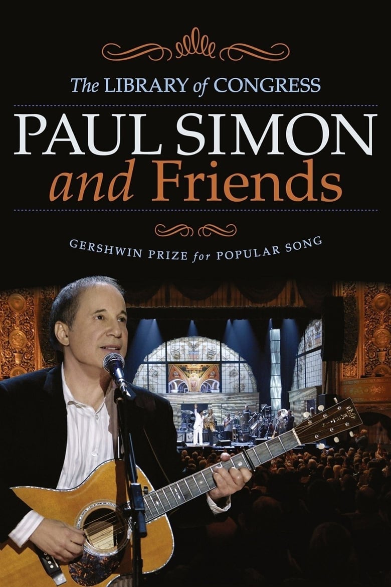 Poster of Paul Simon and Friends | The Library of Congress Gershwin Prize for Popular Song