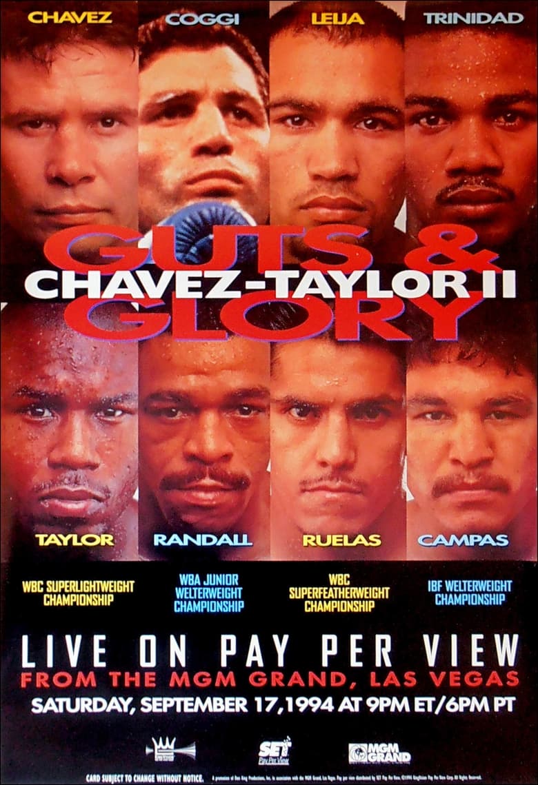 Poster of Julio César Chávez vs. Meldrick Taylor II