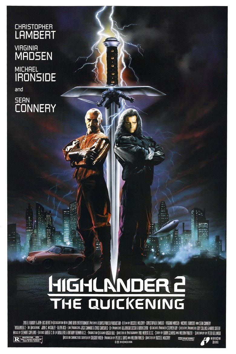 Poster of Highlander II: The Quickening