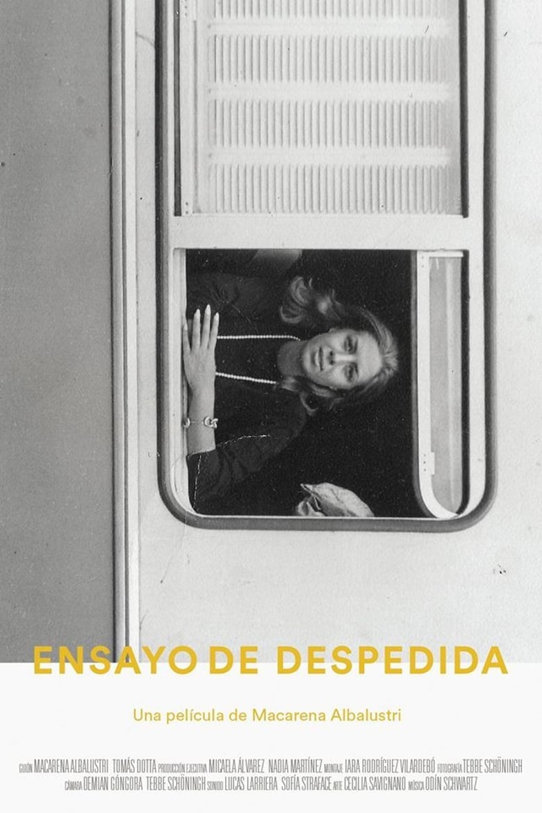 Poster of Ensayo de Despedida