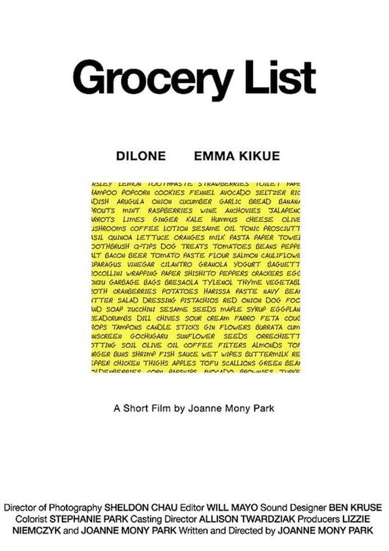 Poster of Grocery List