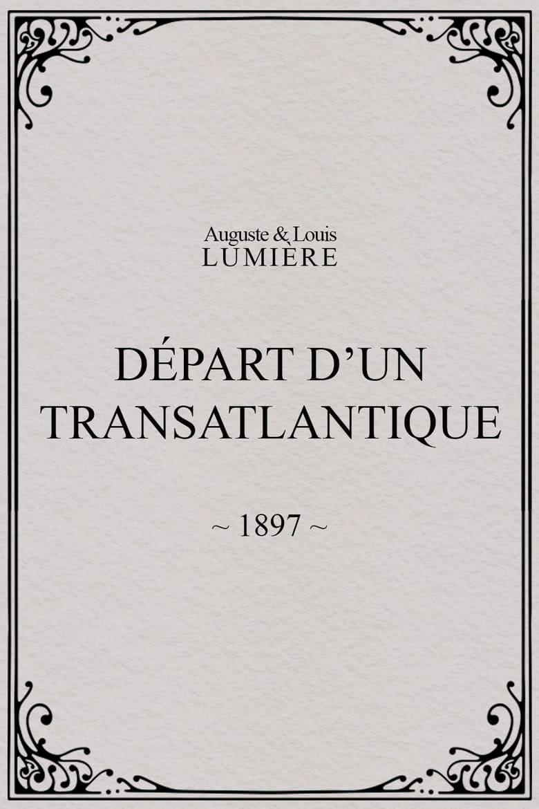 Poster of Départ d’un transatlantique