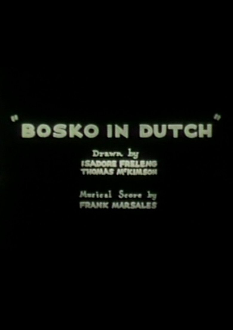Poster of Bosko in Dutch