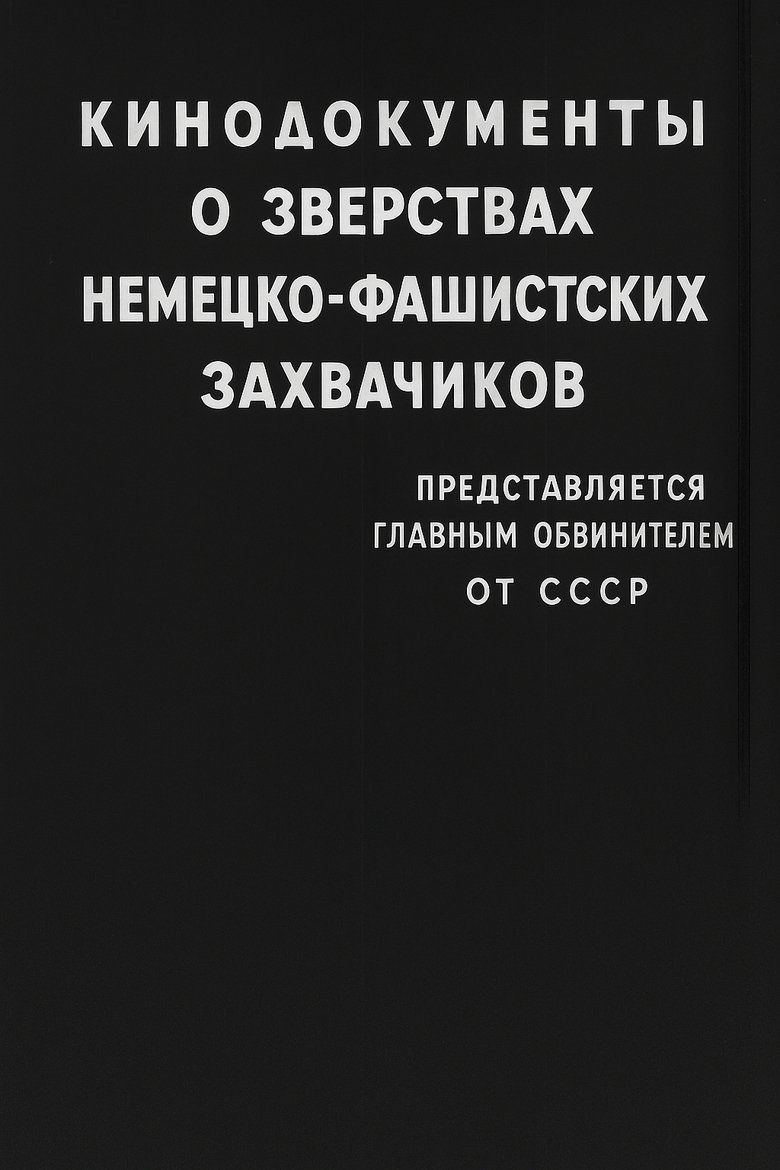 Poster of Film Documents of the Atrocities of the German Fascist Invaders
