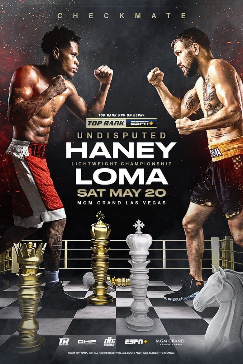 Poster of Devin Haney vs. Vasyl Lomachenko