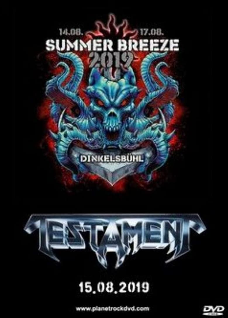 Poster of Testament - Live Rockpalast - Summer Breeze Festival -  August 15, 2019