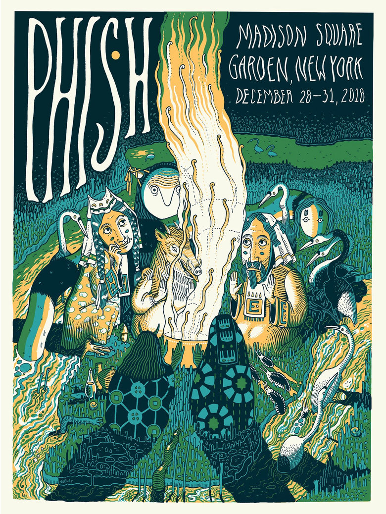 Poster of Phish 2018-12-31 Madison Square Garden, New York, NY