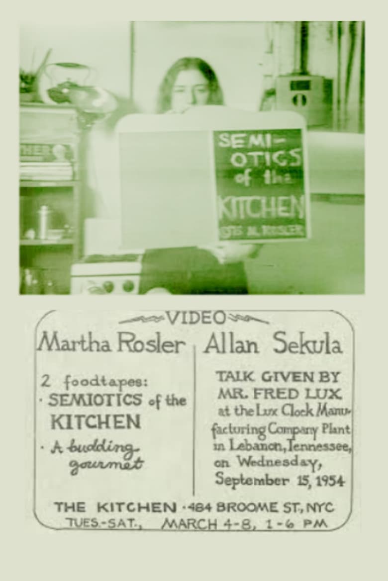 Poster of Semiotics of the Kitchen