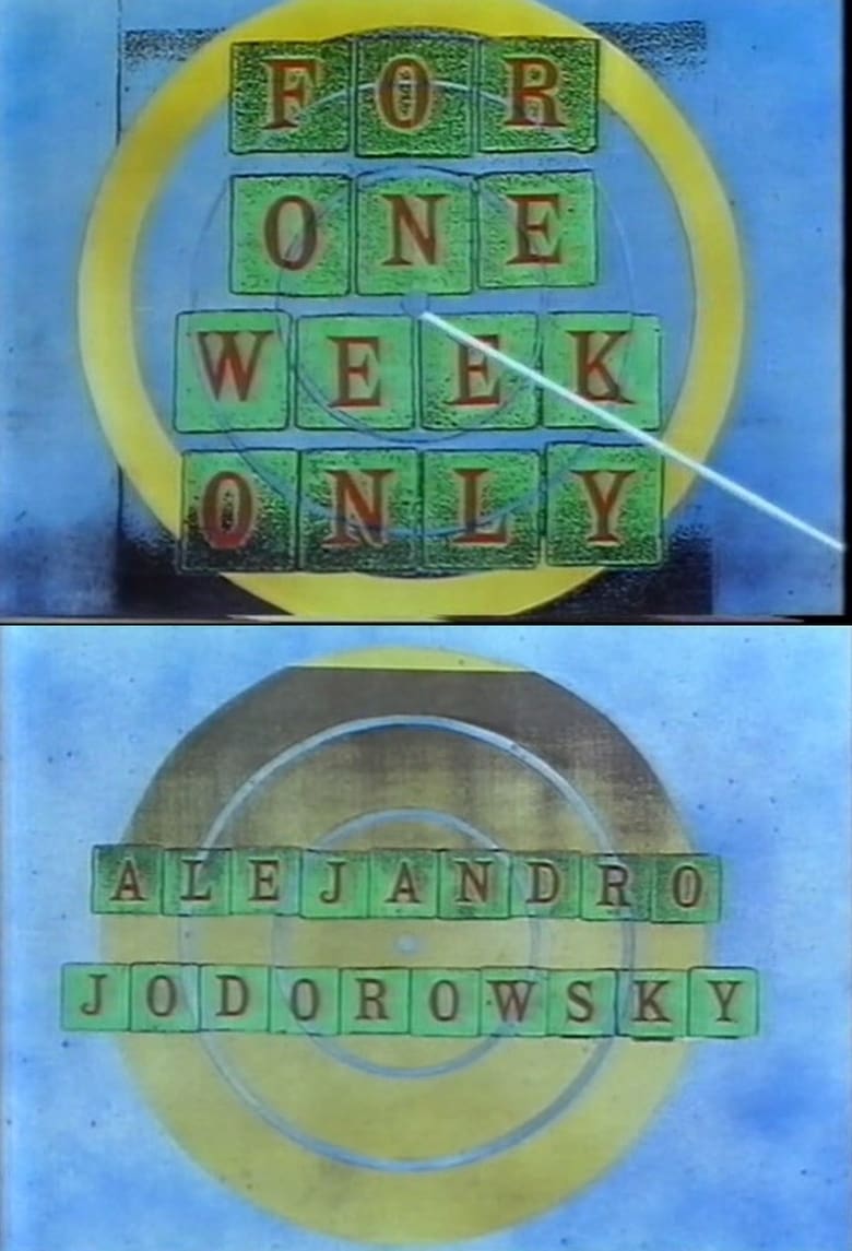 Poster of Jonathan Ross Presents for One Week Only: Alejandro Jodorowsky