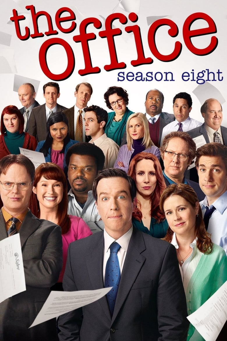 Poster of Cast and Crew in The Office - Season 8 - Episode 20 - Welcome Party