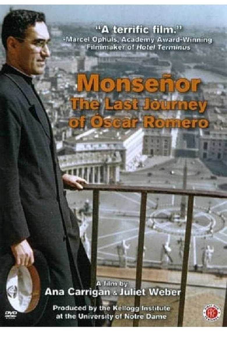 Poster of Monseñor: The Last Journey of Óscar Romero