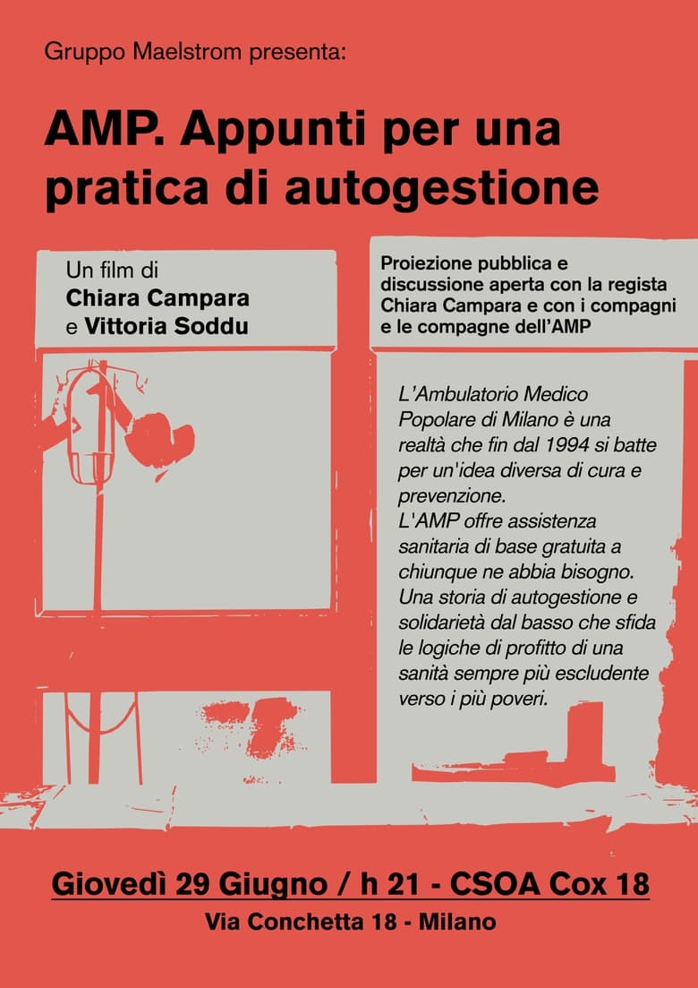 Poster of AMP. Appunti per una pratica di autogestione