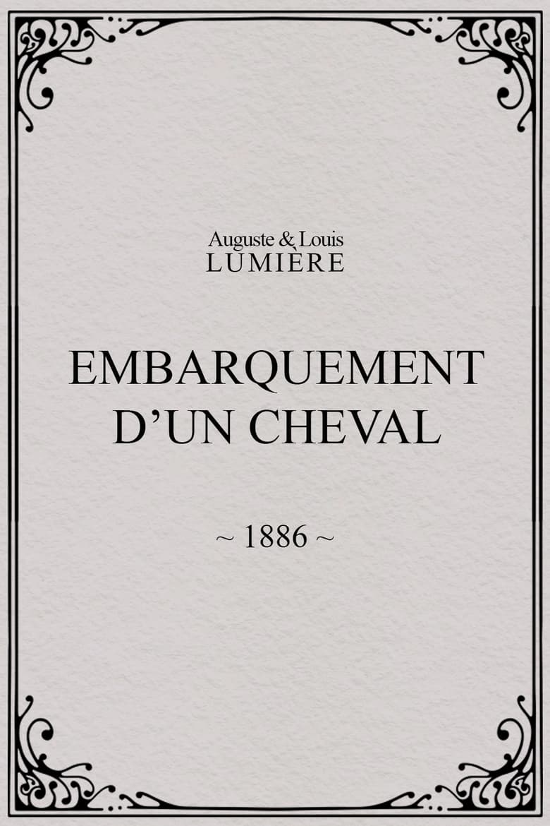 Poster of Embarquement d’un cheval