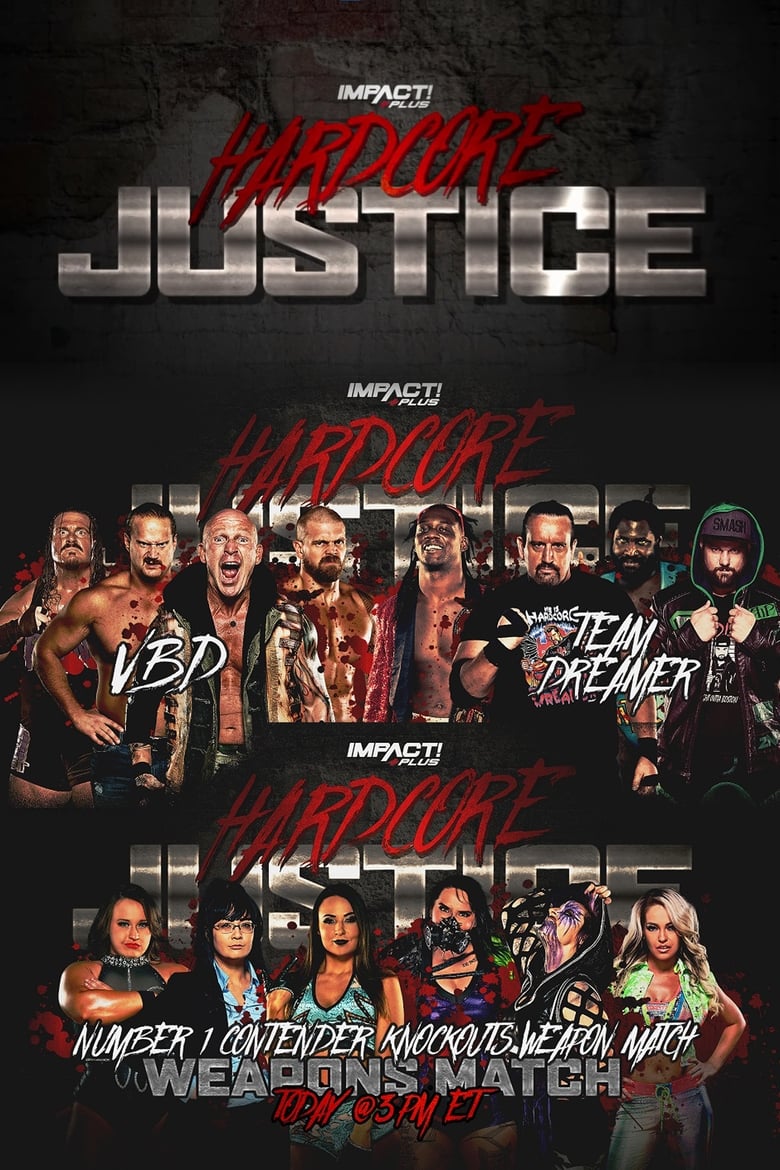 Poster of IMPACT Wrestling: Hardcore Justice 2021