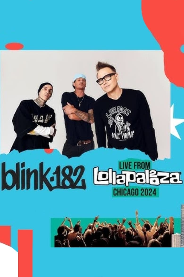 Poster of Blink-182 live at Lollapalooza 2024 - Chicago, USA