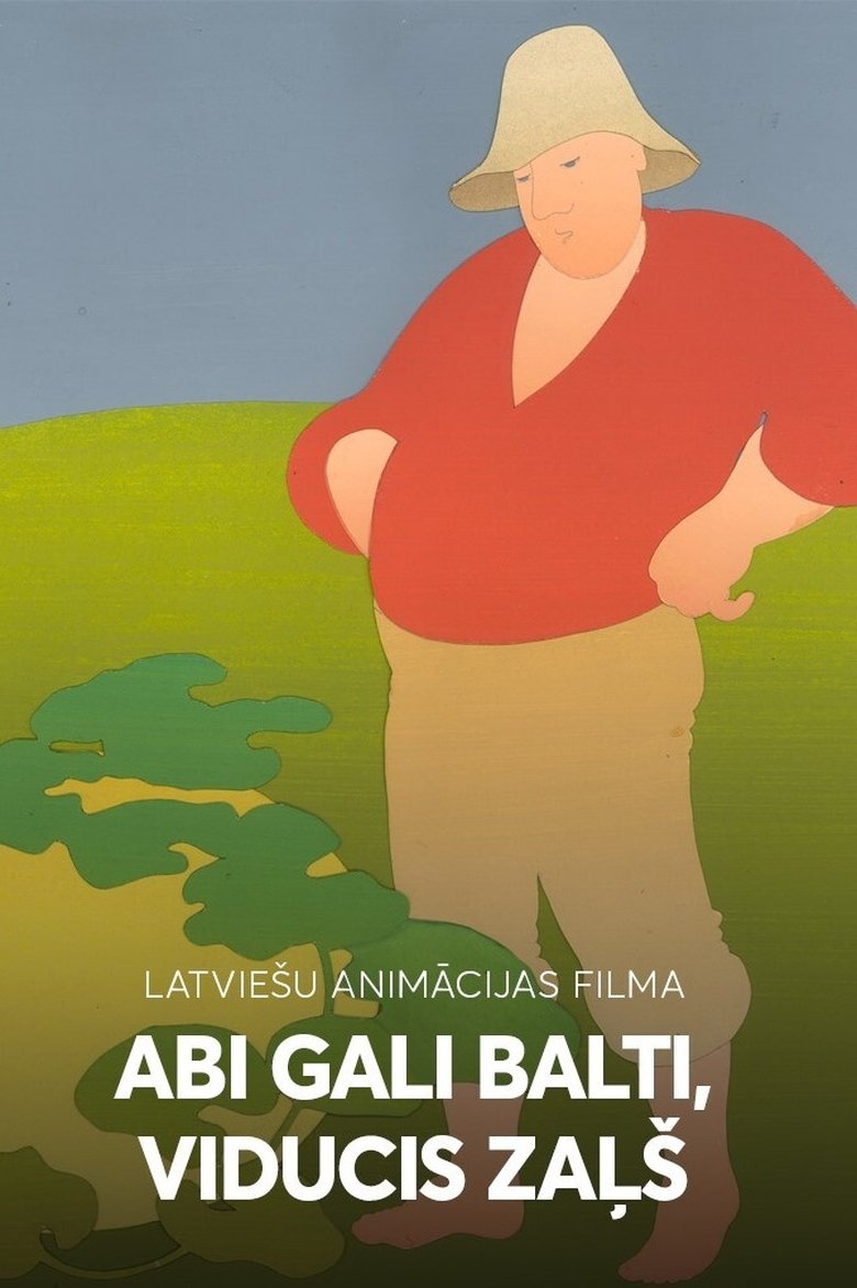 Poster of Abi gali balti, viducis zaļš