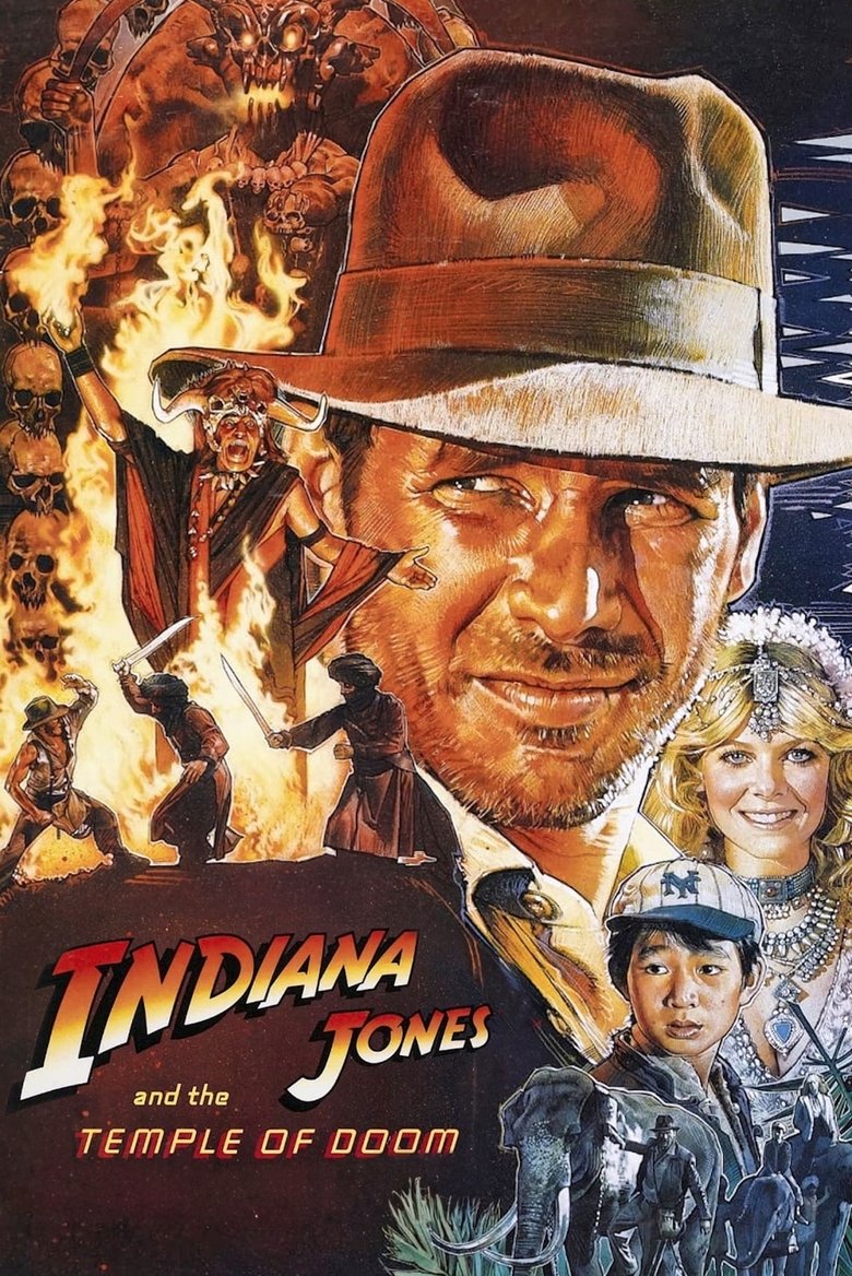 Poster of Indiana Jones and the Temple of Doom