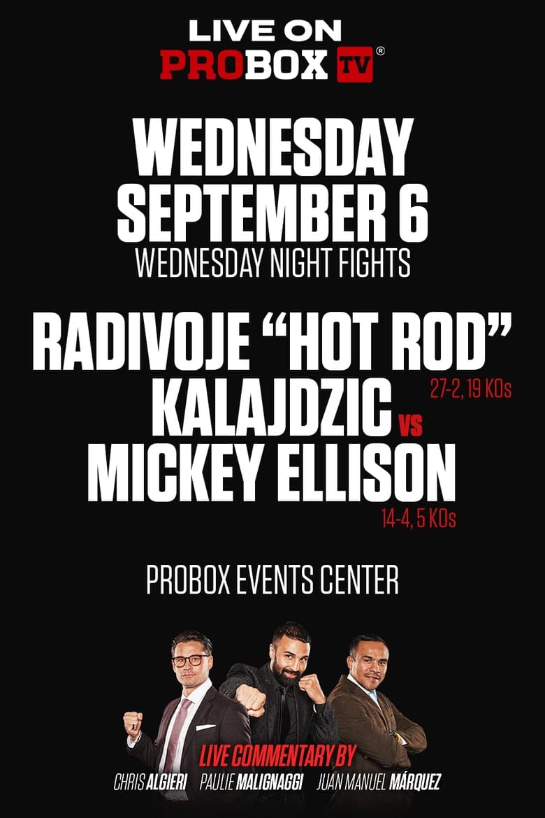 Poster of Radivoje Kalajdzic vs. Mickey Ellison