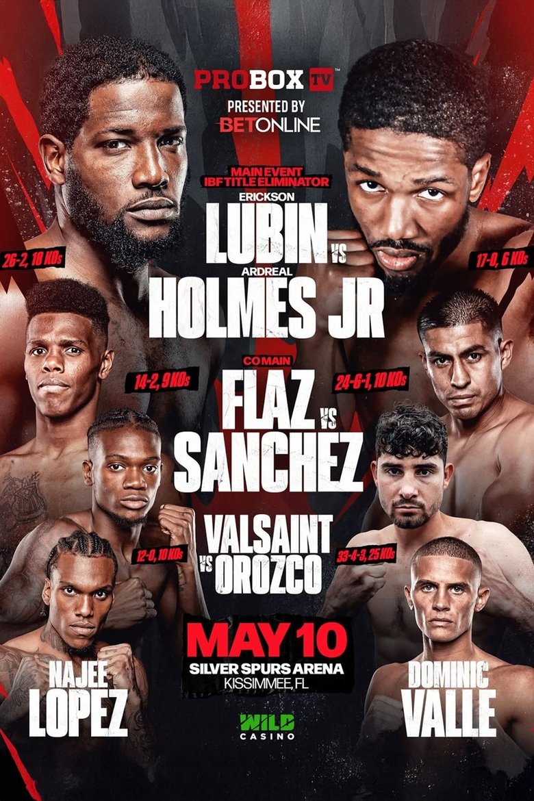 Poster of Erickson Lubin vs. Ardreal Holmes Jr