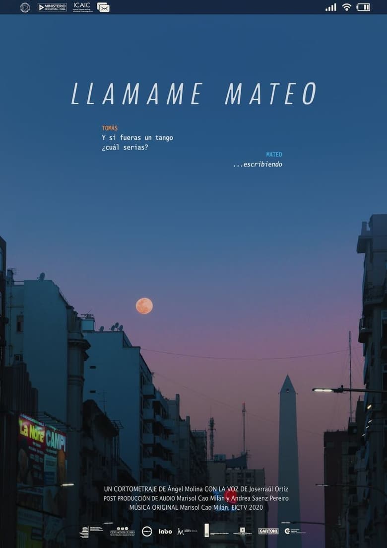 Poster of Llamame Mateo