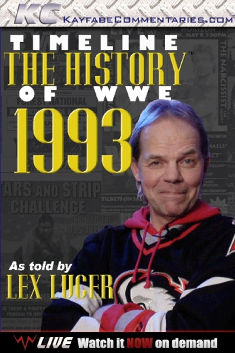 Poster of Timeline: The History of WWE – 1993 – As Told By Lex Luger