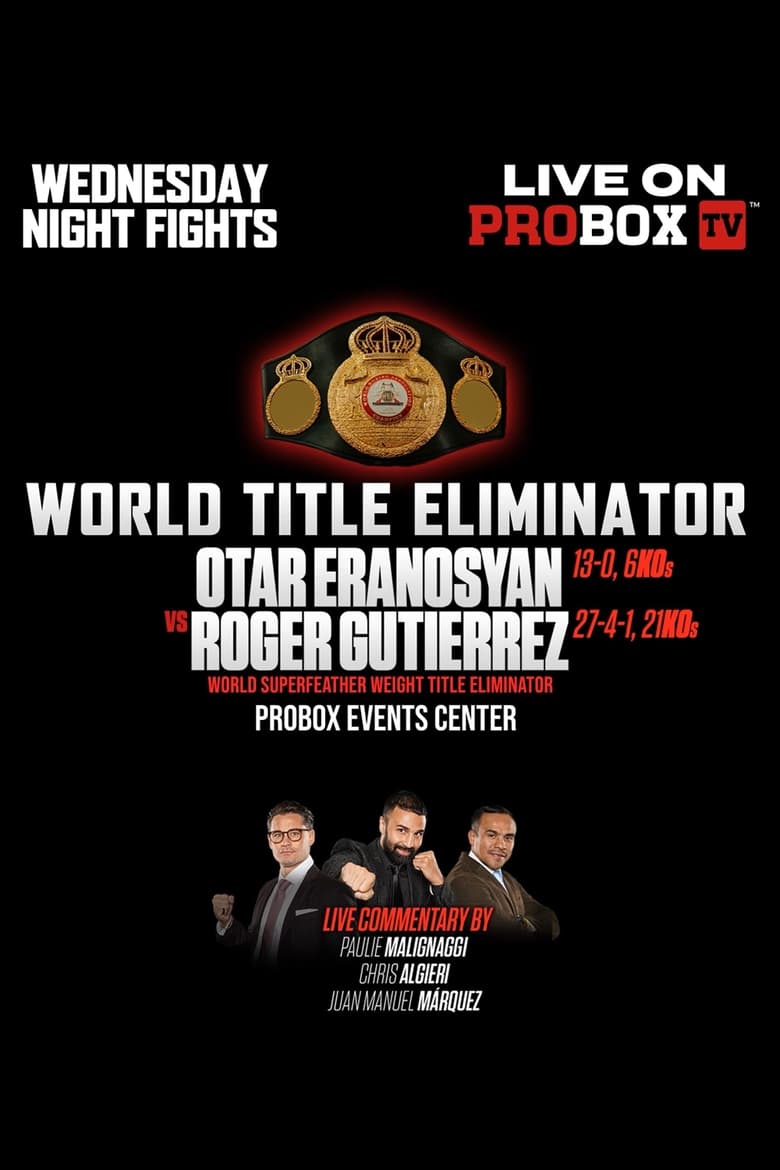 Poster of Otar Eranosyan vs. Roger Gutierrez