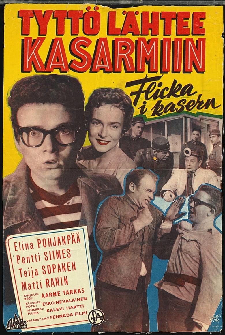 Poster of Tyttö lähtee kasarmiin