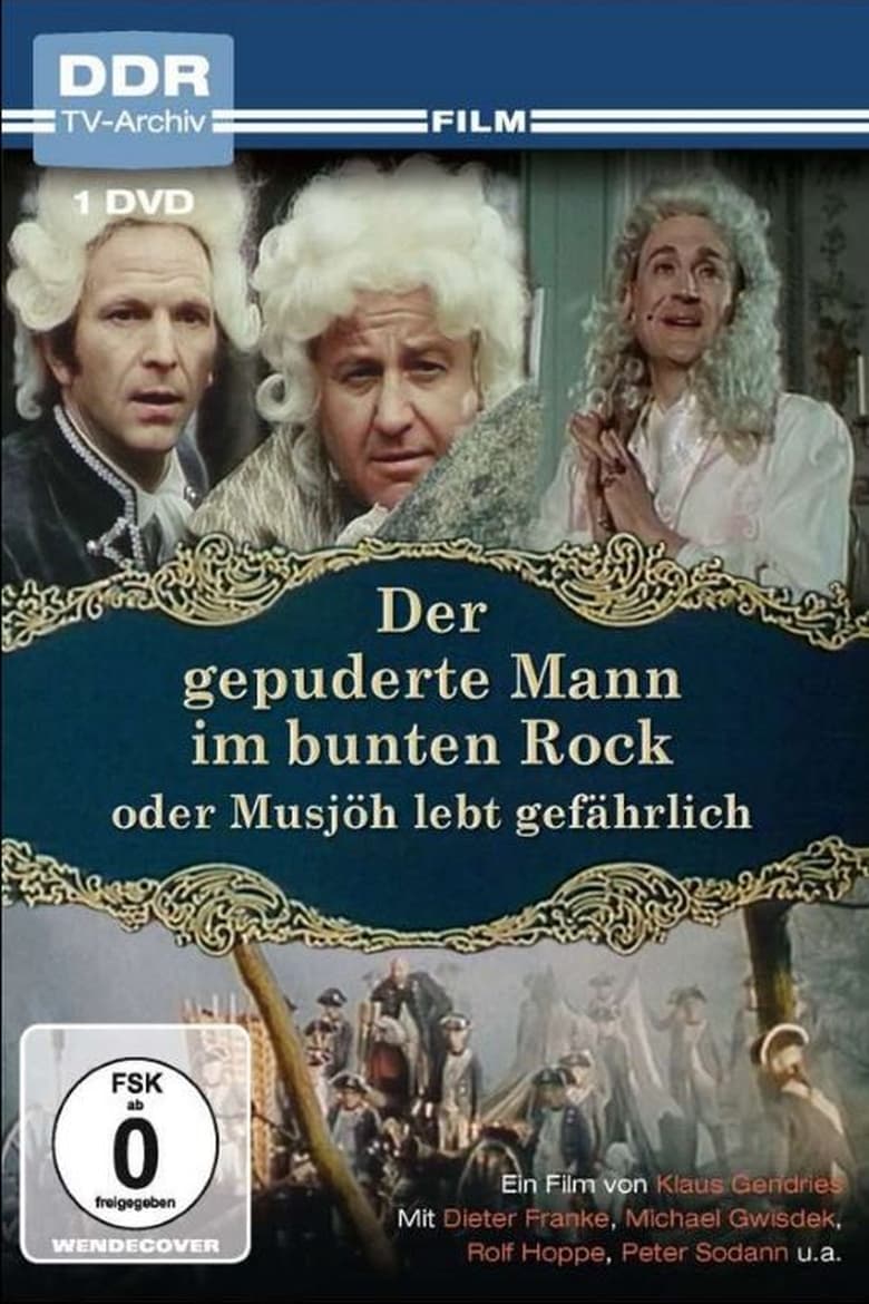 Poster of Der gepuderte Mann im bunten Rock