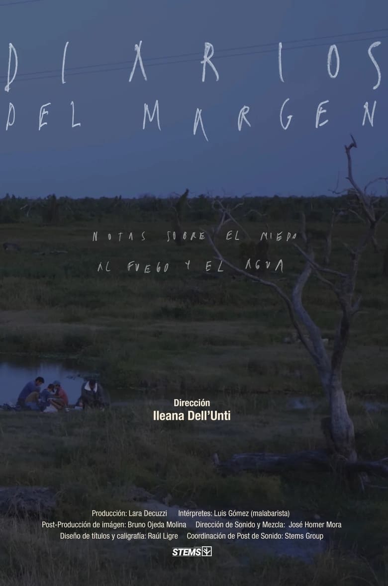 Poster of Diarios del margen. Notas sobre el miedo al fuego y el agua