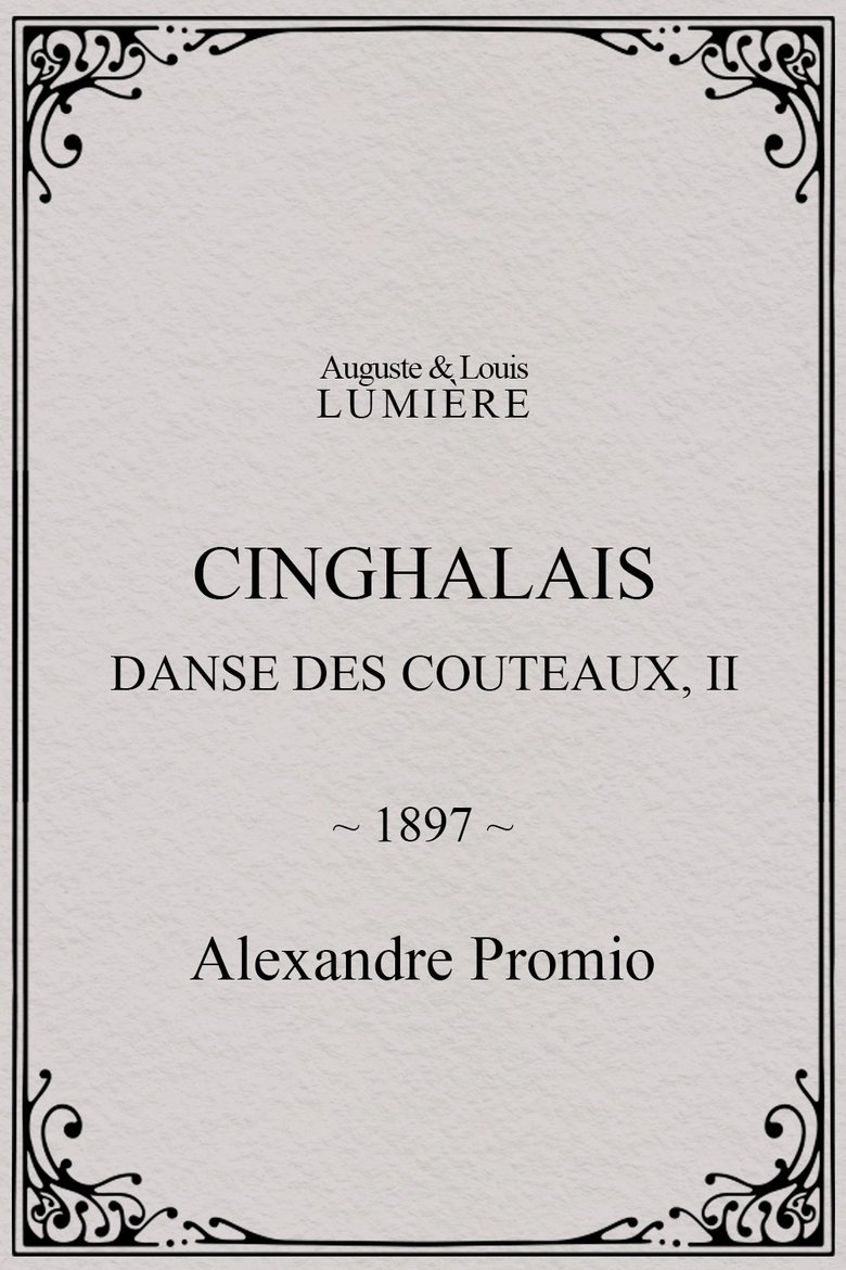 Poster of Cinghalais : danse des couteaux, II