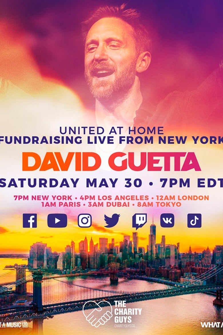 Poster of David Guetta | United at Home - Fundraising Live from New York