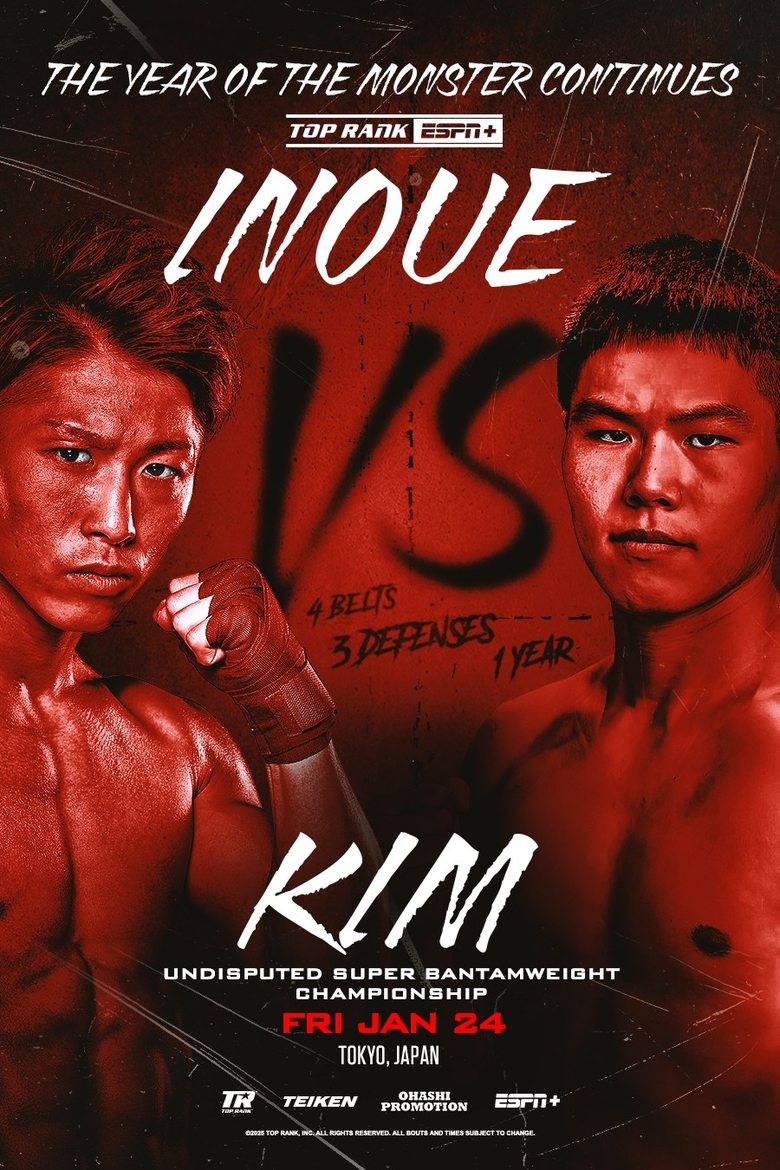 Poster of Naoya Inoue vs. Ye Joon Kim