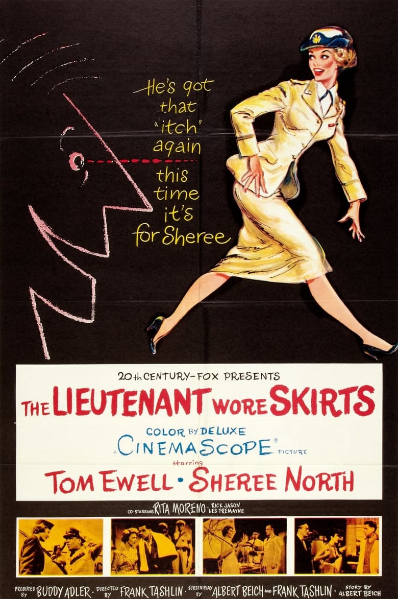 Poster of The Lieutenant Wore Skirts