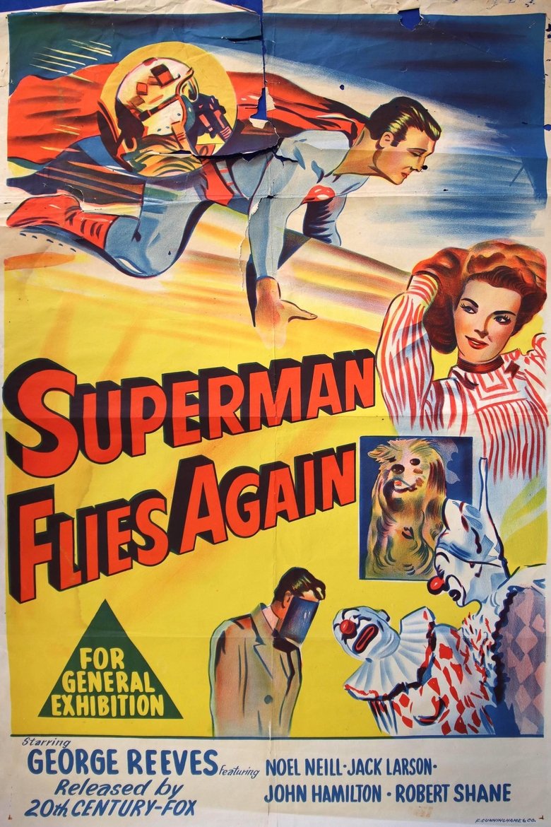 Poster of Superman Flies Again