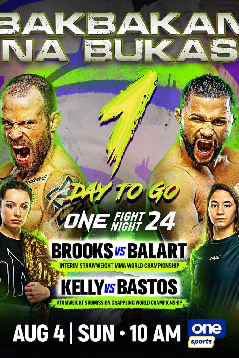 Poster of ONE Fight Night 24: Brooks vs. Balart