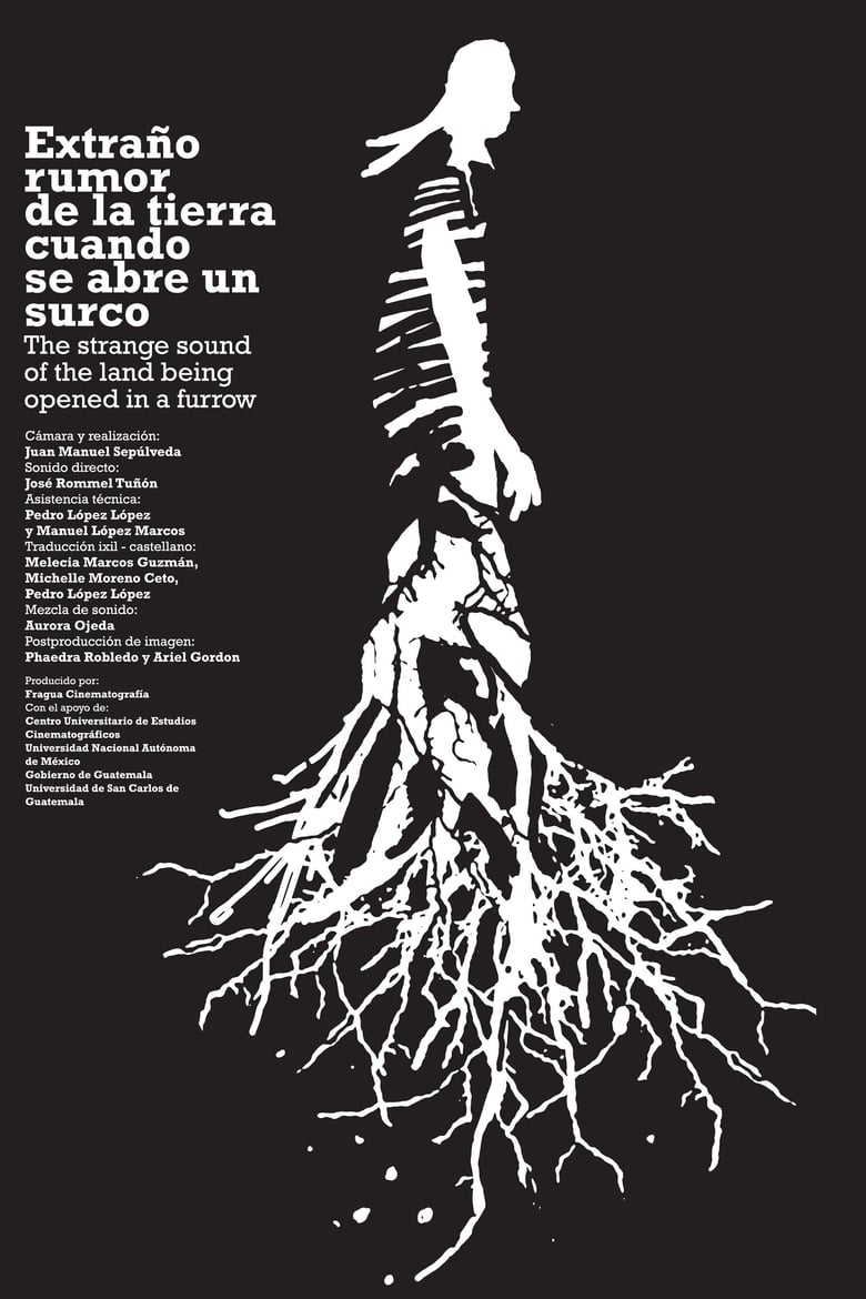 Poster of The strange sound of the land being opened in a furrow