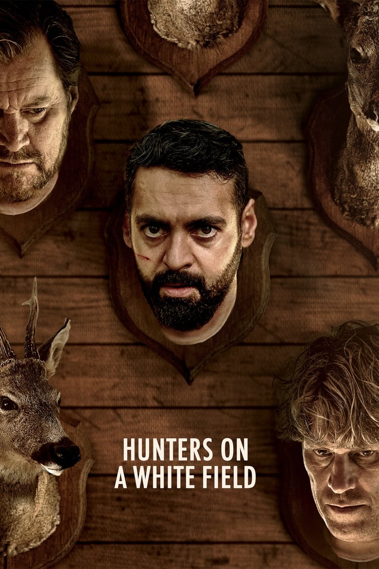 Poster of Hunters on a White Field