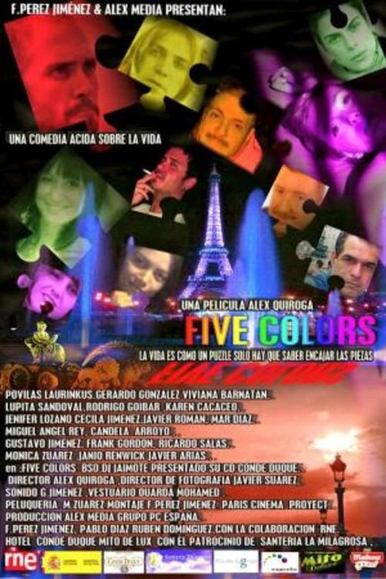 Poster of Five Colors