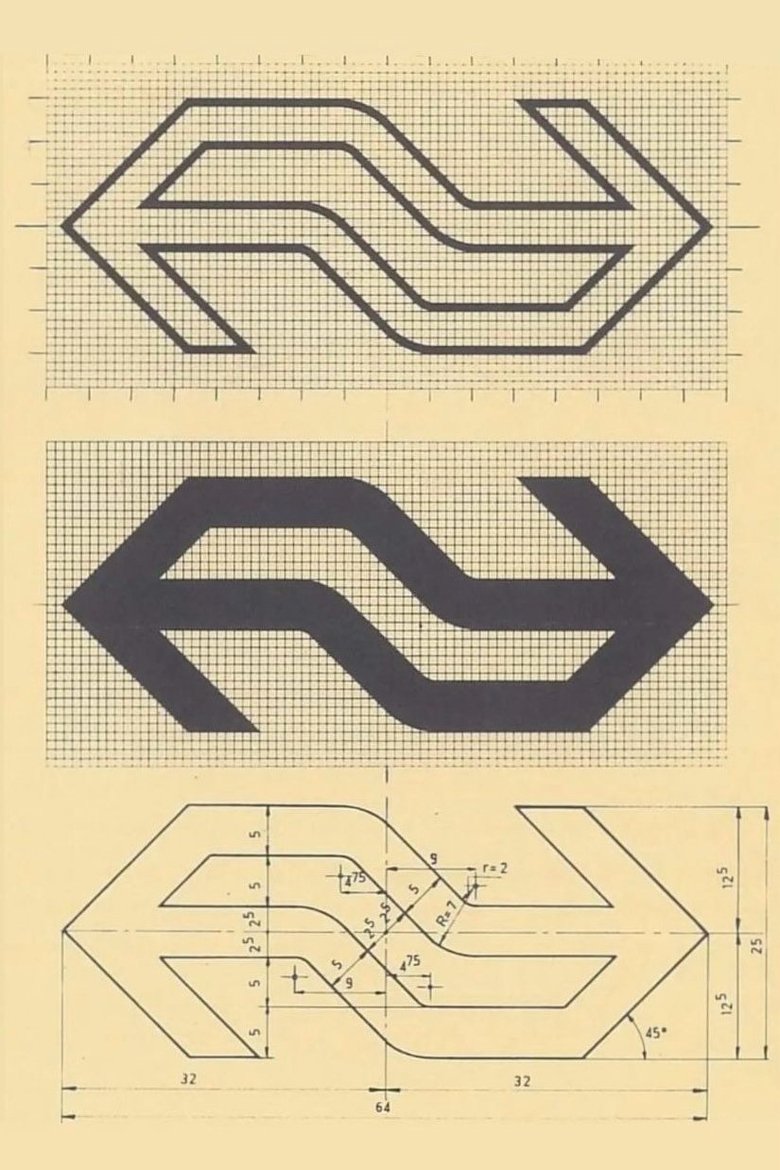 Poster of Een Tijdloos Ontwerp: 50 jaar NS Huisstijl in het Spoorwegmuseum