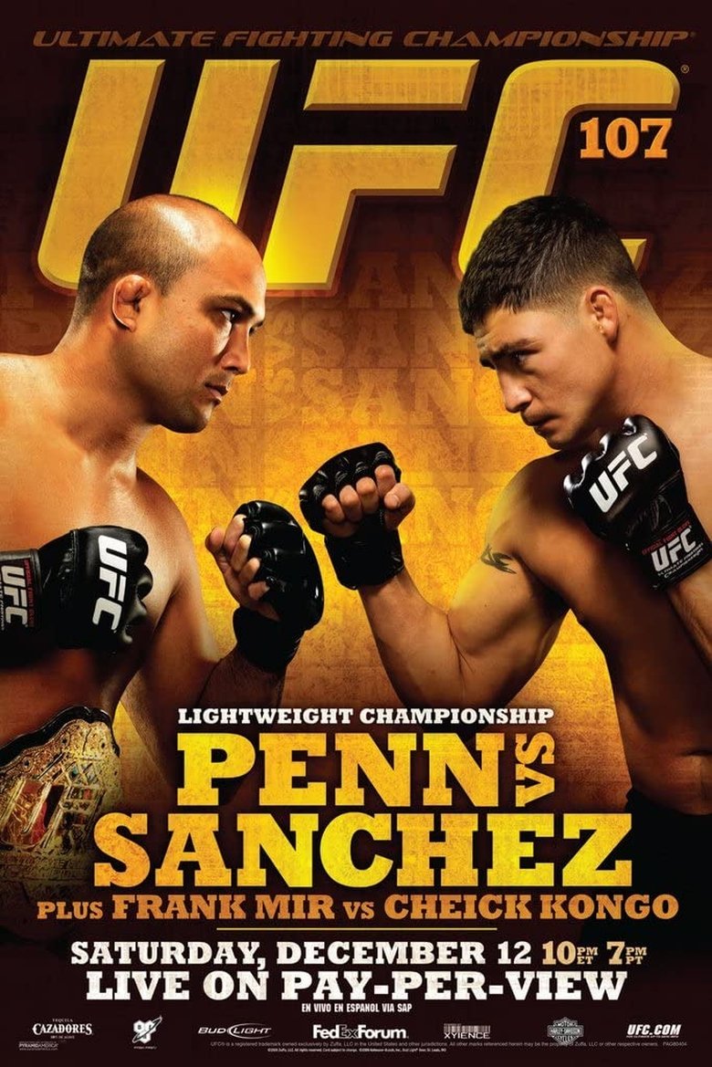 Poster of UFC 107: Penn vs. Sanchez