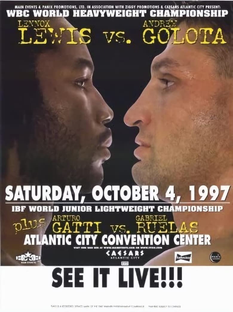 Poster of Lennox Lewis vs. Andrew Golota