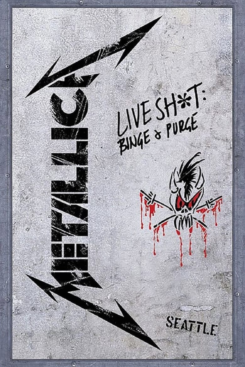 Poster of Metallica - Live Shit - Binge & Purge, Seattle 1989