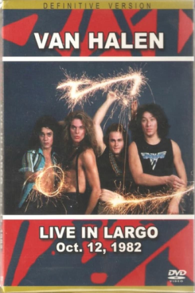 Poster of Van Halen: Live in Largo Oct 12, 1982