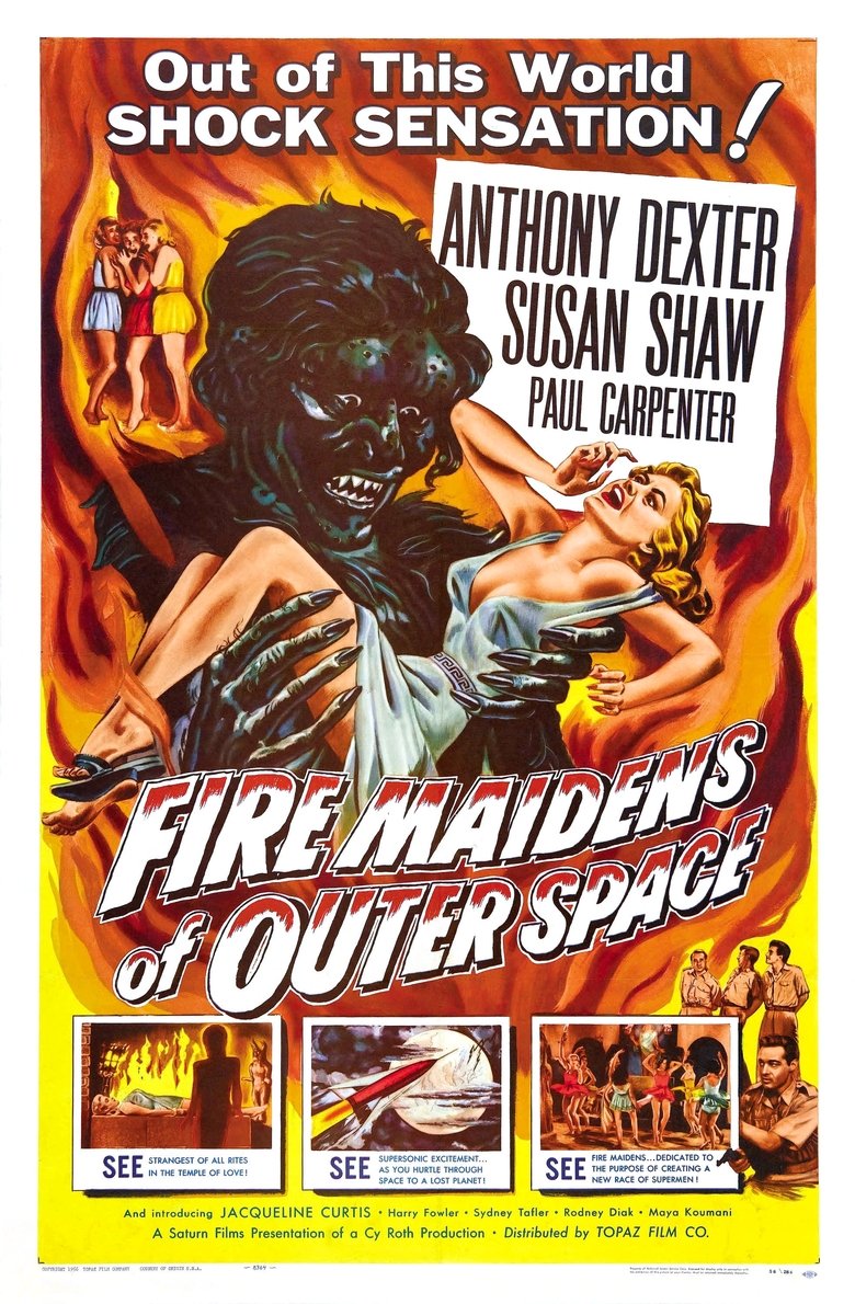 Poster of Fire Maidens of Outer Space