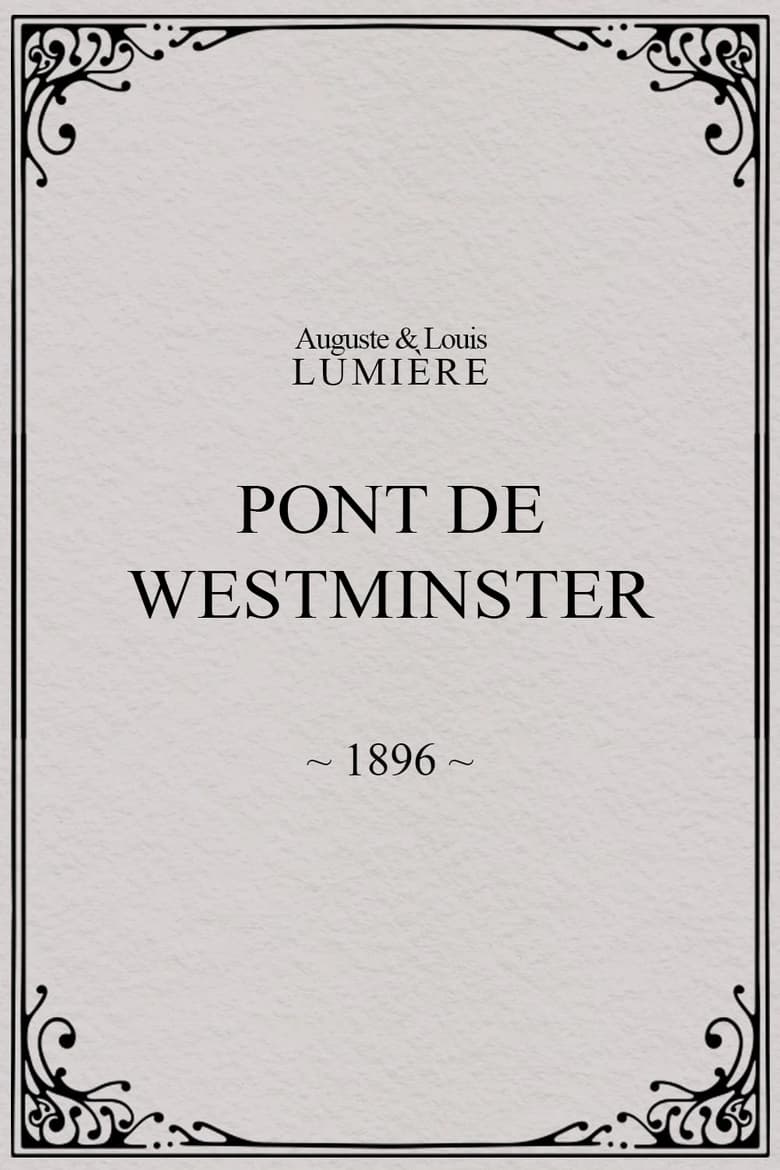 Poster of Pont de Westminster