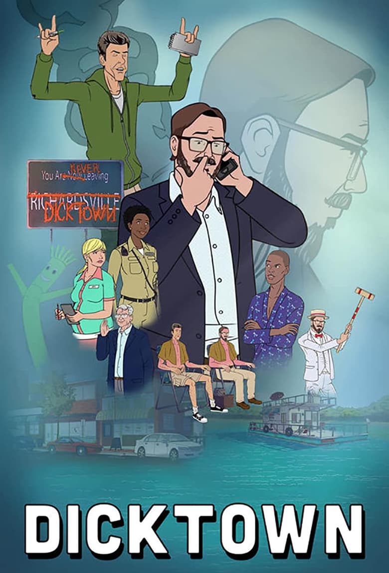 Poster of Cast and Crew in Dicktown - Season 1 - Episode 8 - The Mystery of the Moaning Ghost