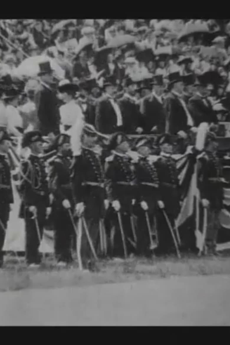 Poster of President McKinley Reviewing the Troops at the Pan-American Exposition