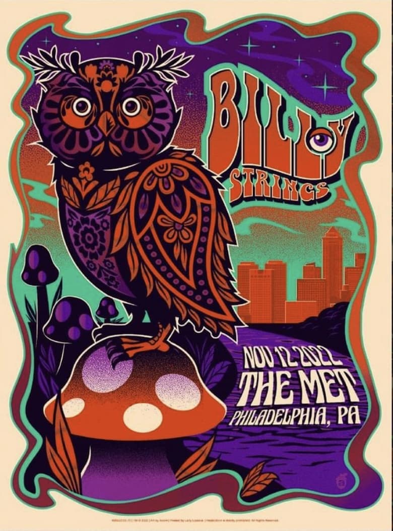 Poster of Billy Strings | 2022.11.12 — The Met - Philadelphia, PA