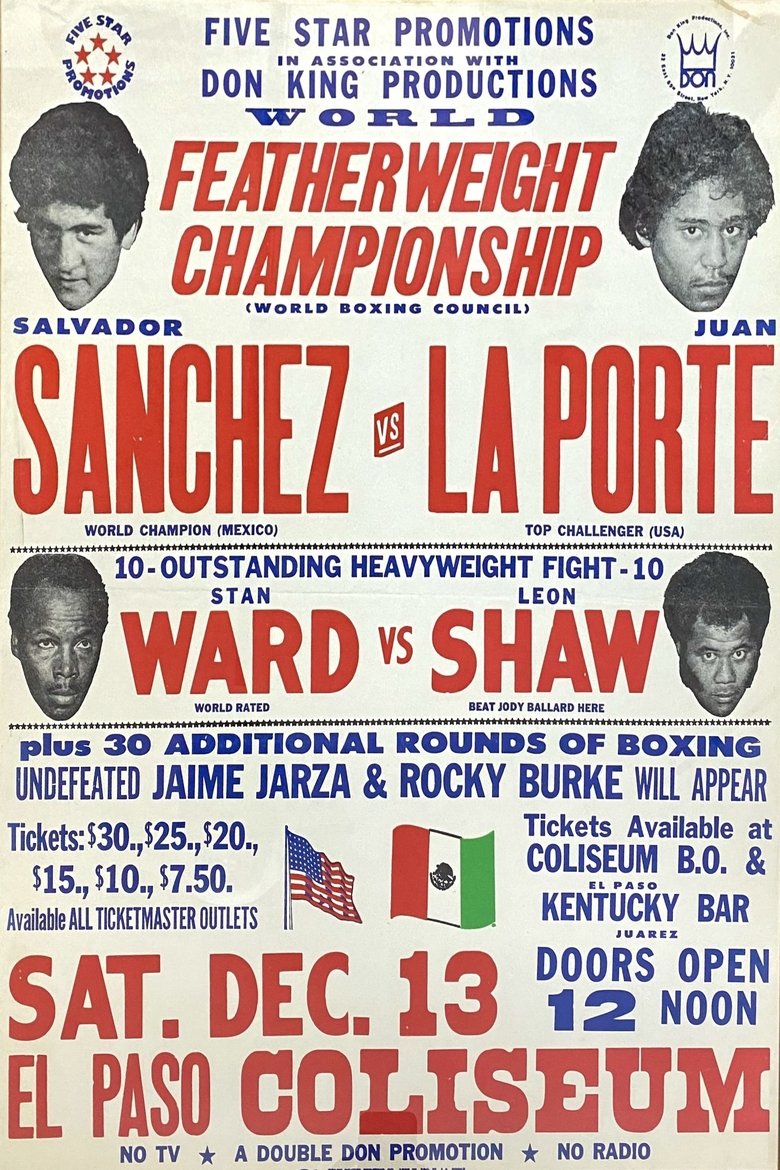Poster of Salvador Sanchez vs. Juan Laporte