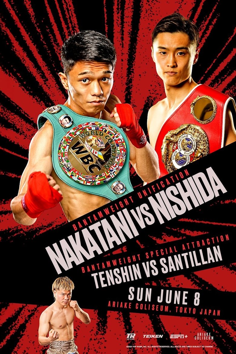 Poster of Junto Nakatani vs. Ryosuke Nishida